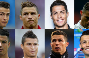 các kiểu tóc đẹp của ronaldo - cr7 năm 2018